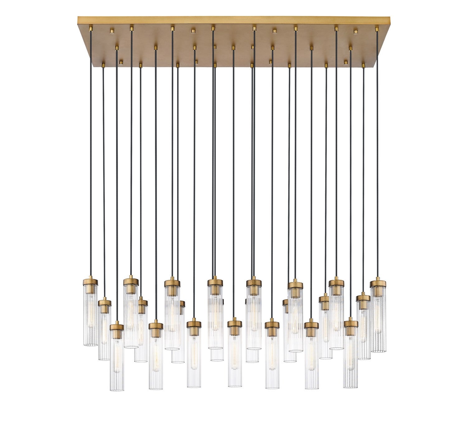 Z-Lite - 740P-23L-RB - 23 Light Linear Chandelier - Beau - Rubbed Brass