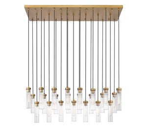 Z-Lite - 740P-23L-RB - 23 Light Linear Chandelier - Beau - Rubbed Brass