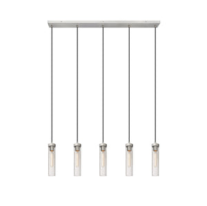 Z-Lite - 740P-5L-BN - Five Light Linear Chandelier - Beau - Brushed Nickel