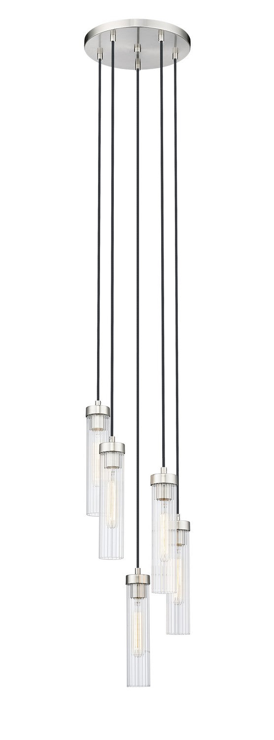 Z-Lite - 740P-5R-BN - Five Light Chandelier - Beau - Brushed Nickel