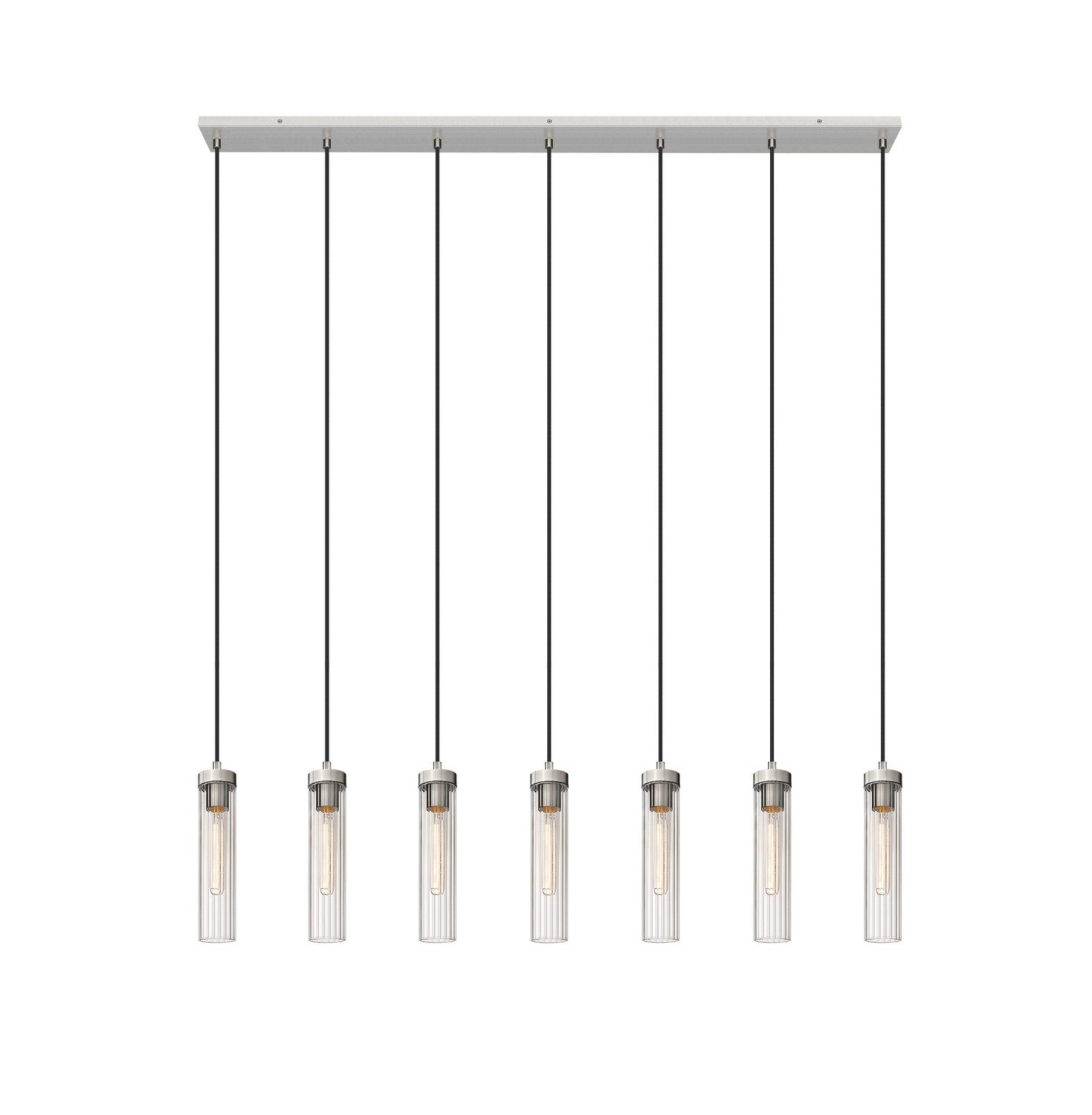 Z-Lite - 740P-7L-BN - Seven Light Linear Chandelier - Beau - Brushed Nickel