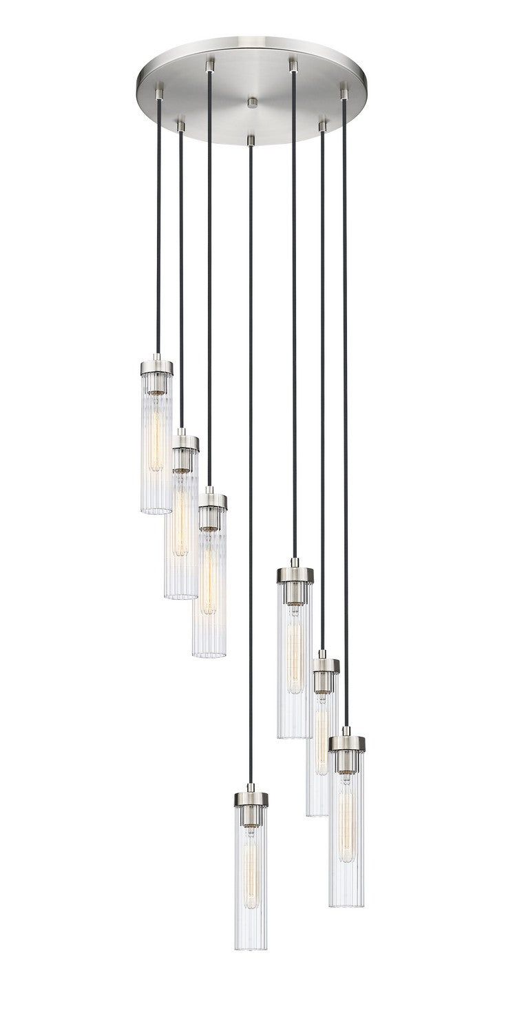 Z-Lite - 740P-7R-BN - Seven Light Chandelier - Beau - Brushed Nickel