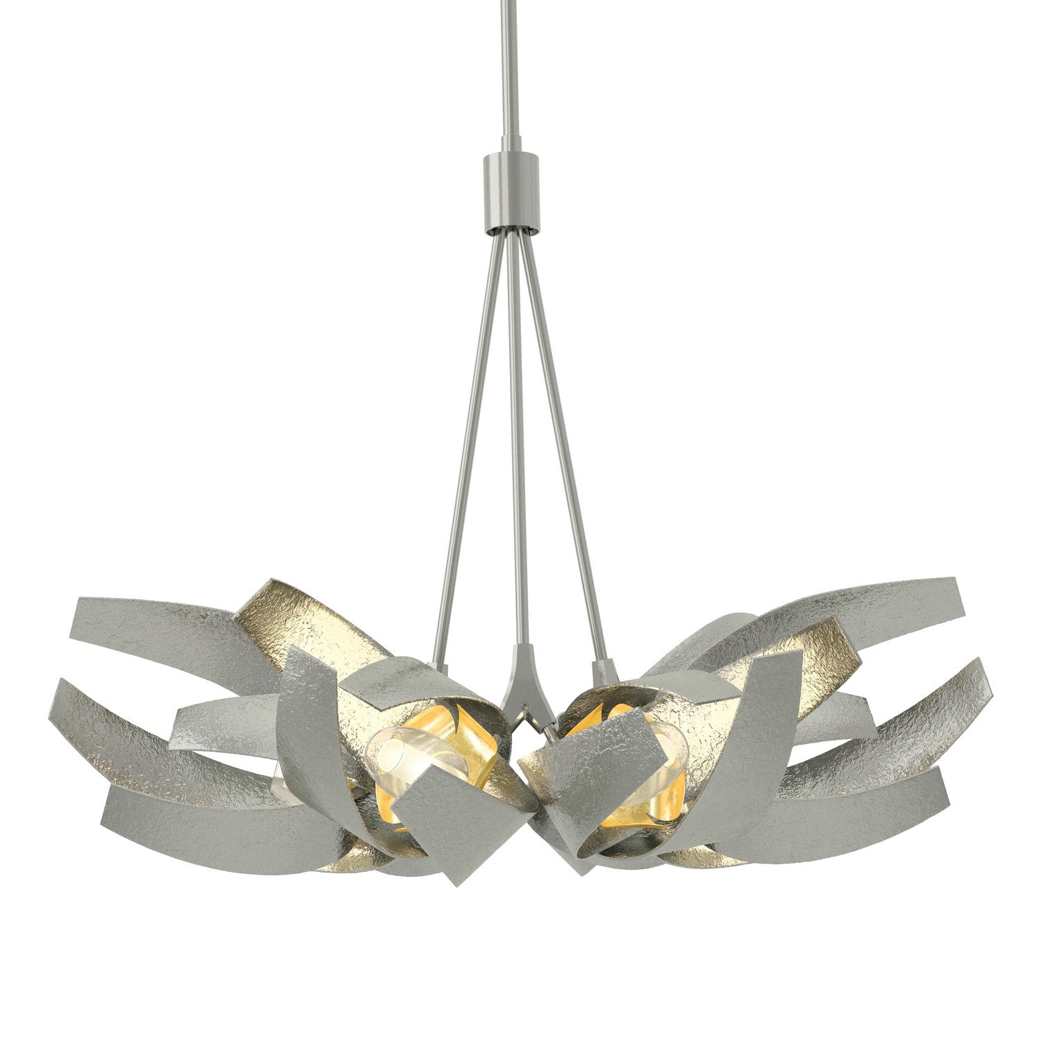 Hubbardton Forge - 136502-SKT-MULT-85-BR-YE0352 - Corona Brass Accent Pendant - Corona - Sterling