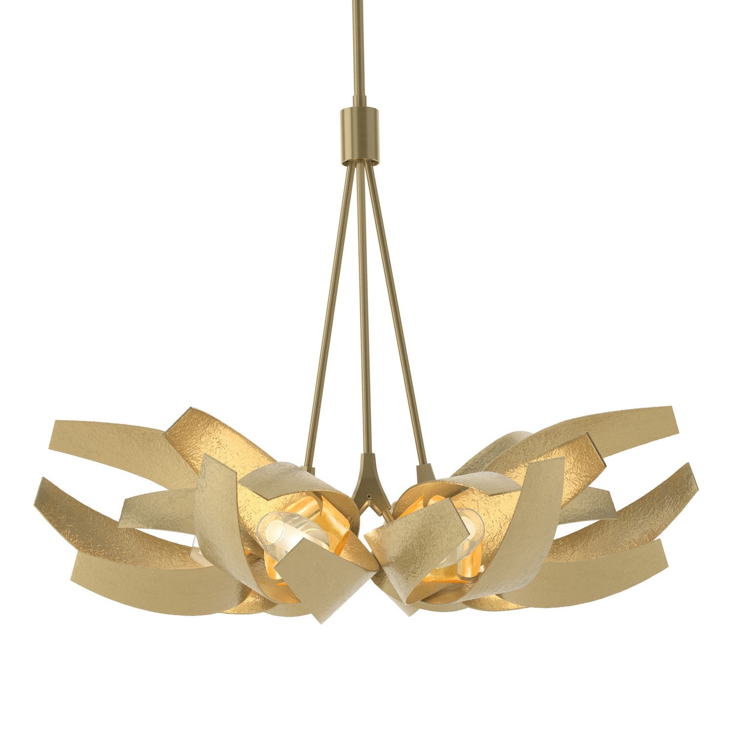 Hubbardton Forge - 136502-SKT-MULT-89-BR-YE0352 - Corona Brass Accent Pendant - Corona - Ink