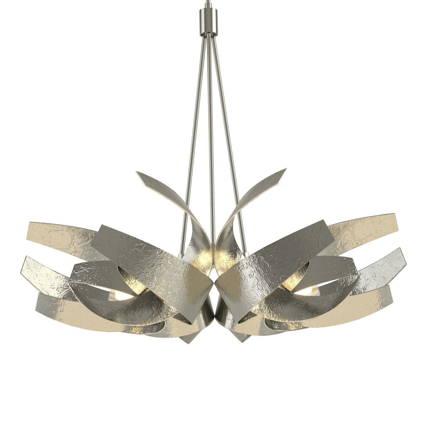 Hubbardton Forge - 136505-SKT-MULT-85-YE0377 - Six Light Pendant - Corona - Sterling