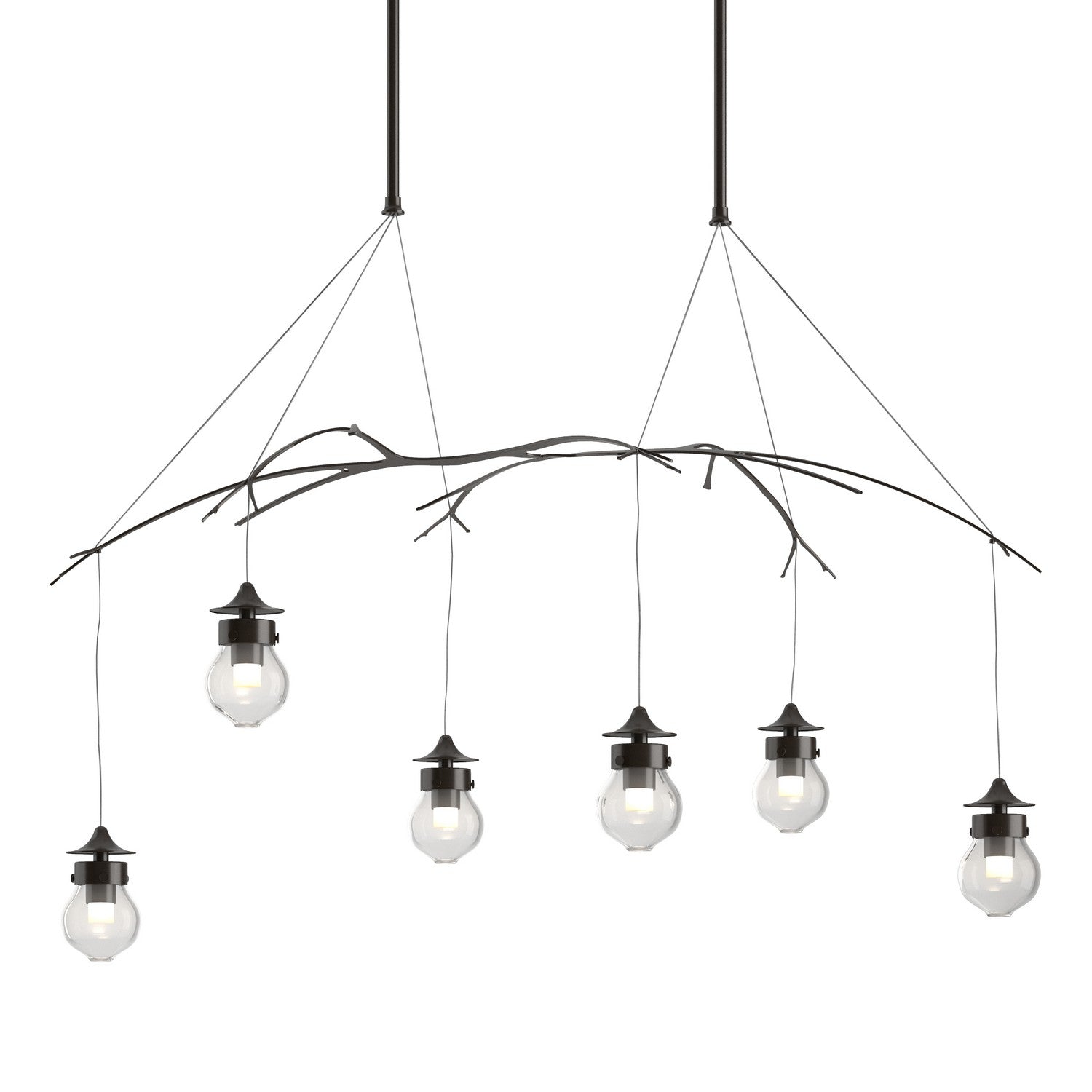 Hubbardton Forge - 136560-SKT-LONG-14-ZM0565 - Kiwi Pendant - Kiwi - Oil Rubbed Bronze