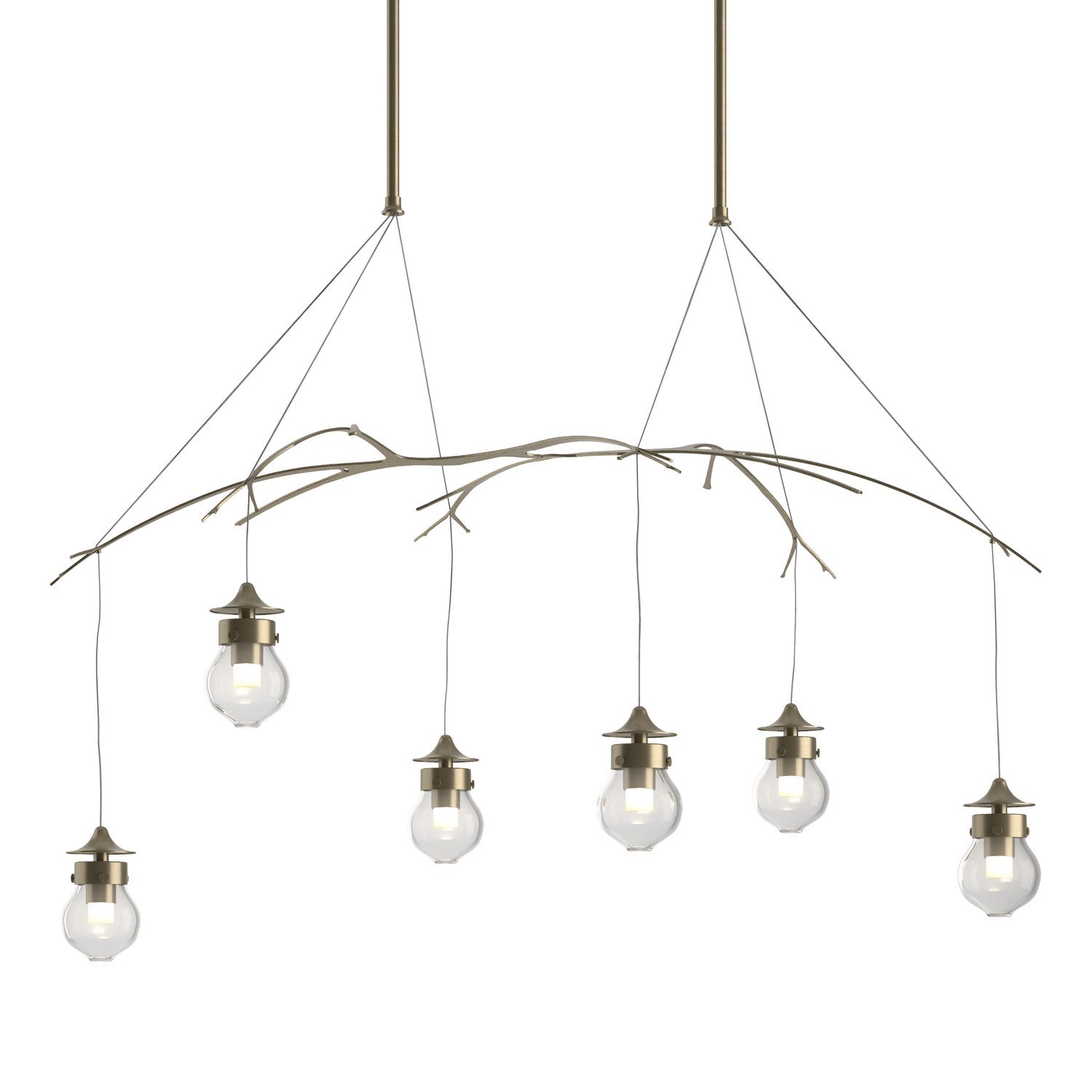 Hubbardton Forge - 136560-SKT-LONG-84-ZM0565 - Kiwi Pendant - Kiwi - Soft Gold