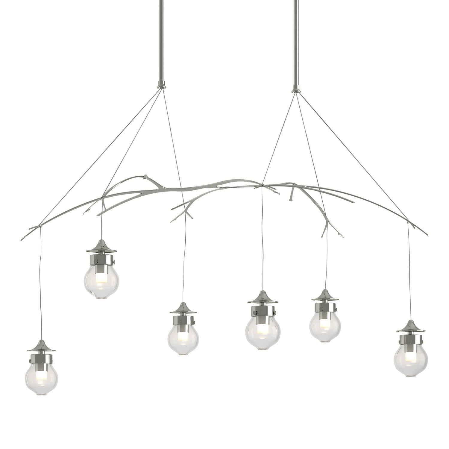 Hubbardton Forge - 136560-SKT-LONG-85-ZM0565 - Kiwi Pendant - Kiwi - Sterling