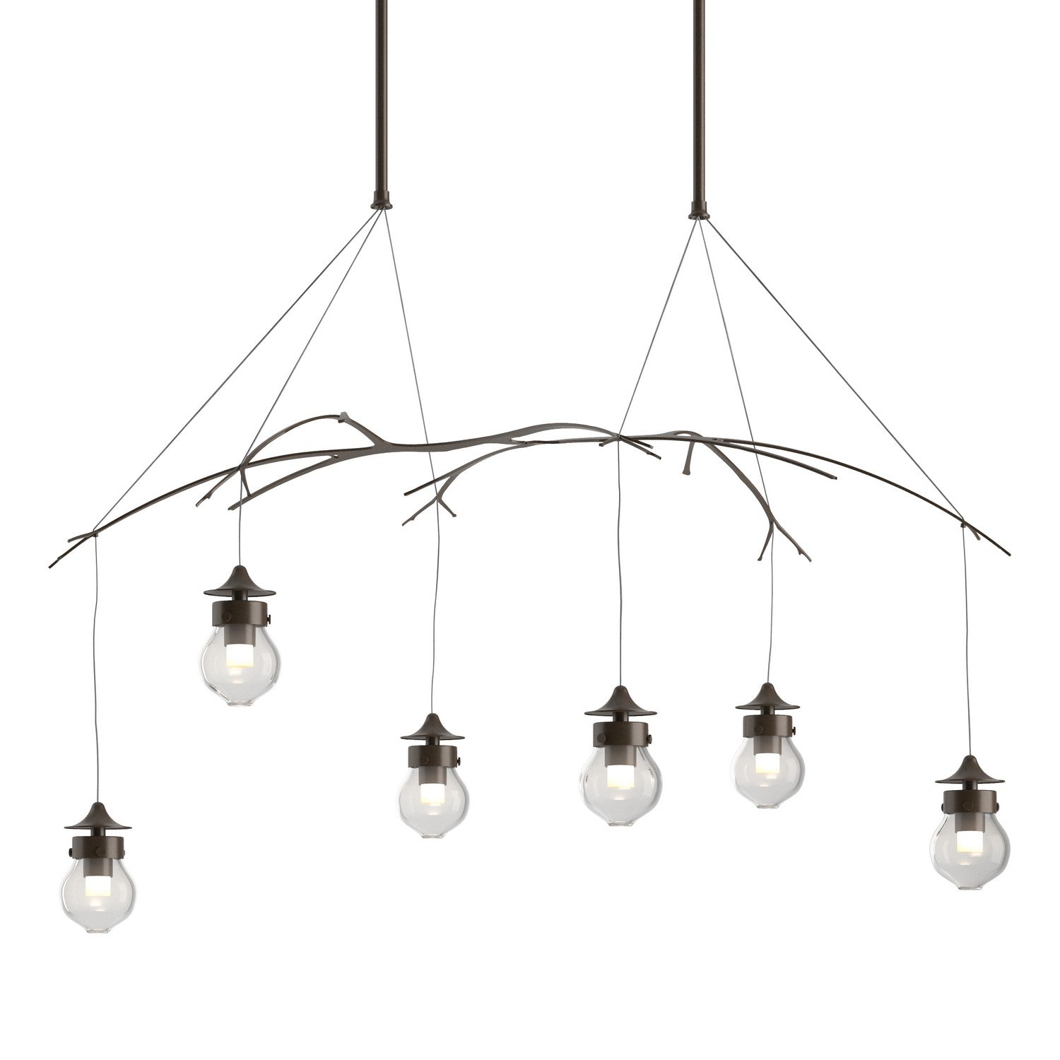 Hubbardton Forge - 136560-SKT-STND-05-ZM0565 - Kiwi Pendant - Kiwi - Bronze