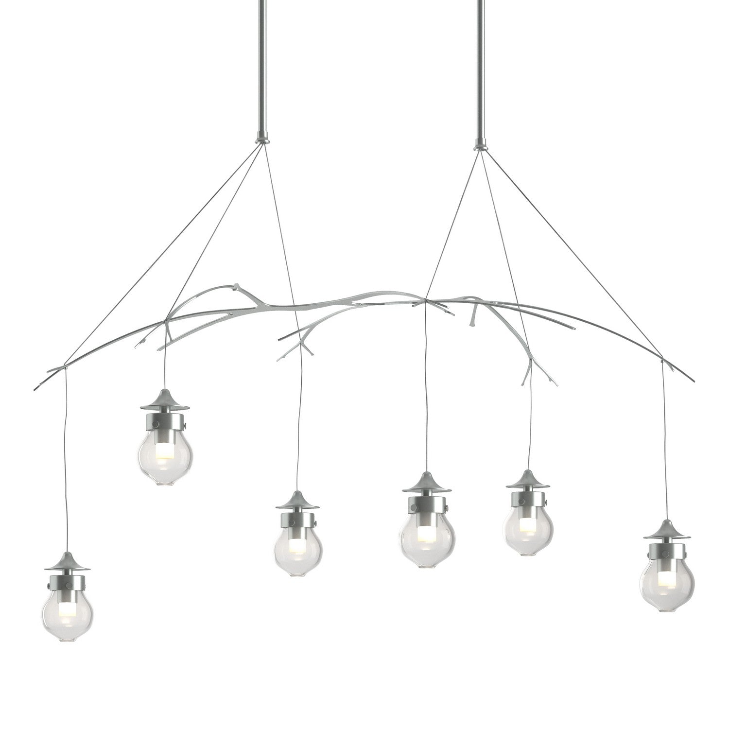 Hubbardton Forge - 136560-SKT-STND-82-ZM0565 - Kiwi Pendant - Kiwi - Vintage Platinum
