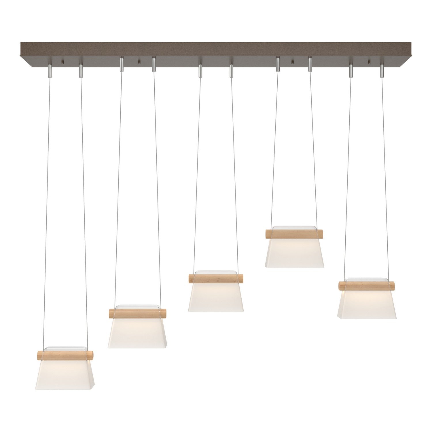 Hubbardton Forge - 136570-LED-STND-05-WD-YE0560 - LED Pendant - Cowbell - Bronze