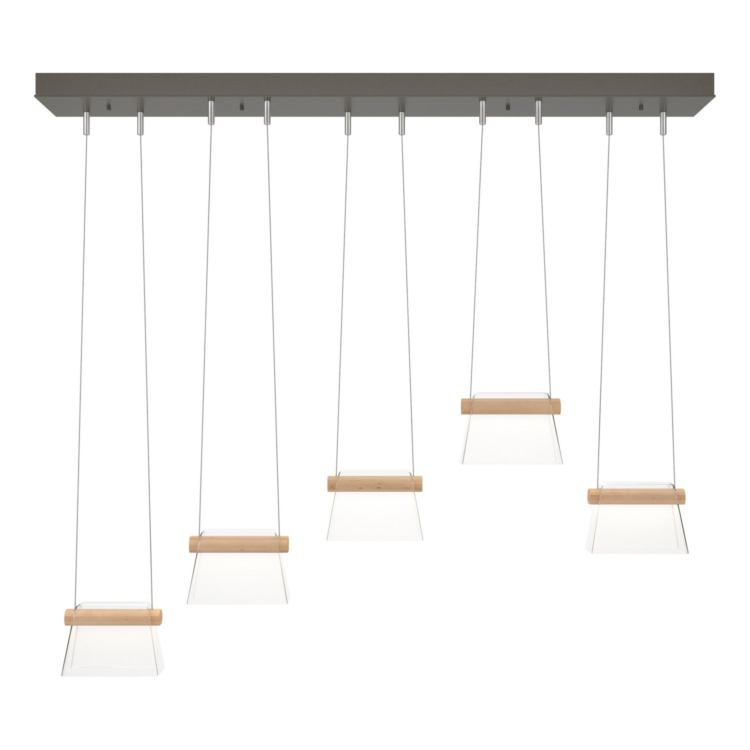 Hubbardton Forge - 136570-LED-STND-07-WD-ZM0560 - More Cowbell LED Pendant - Cowbell - Dark Smoke