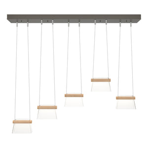 Hubbardton Forge - 136570-LED-STND-07-WD-ZM0560 - LED Pendant - Cowbell - Dark Smoke
