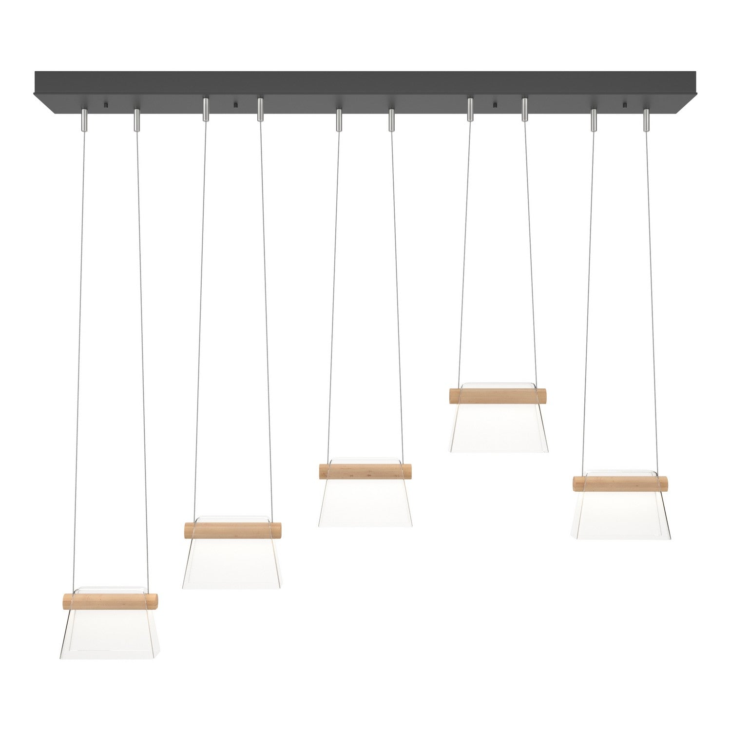 Hubbardton Forge - 136570-LED-STND-10-WD-ZM0560 - LED Pendant - Cowbell - Black