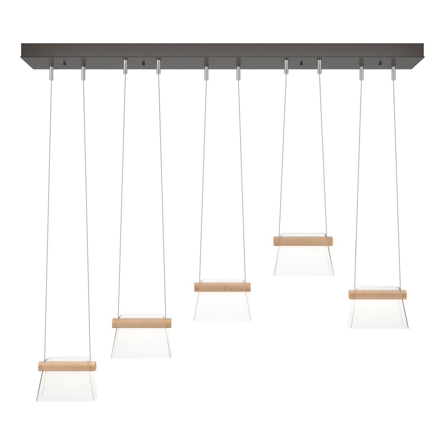 Hubbardton Forge - 136570-LED-STND-14-WD-ZM0560 - More Cowbell LED Pendant - Cowbell - Oil Rubbed Bronze