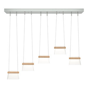 Hubbardton Forge - 136570-LED-STND-82-WD-ZM0560 - LED Pendant - Cowbell - Vintage Platinum