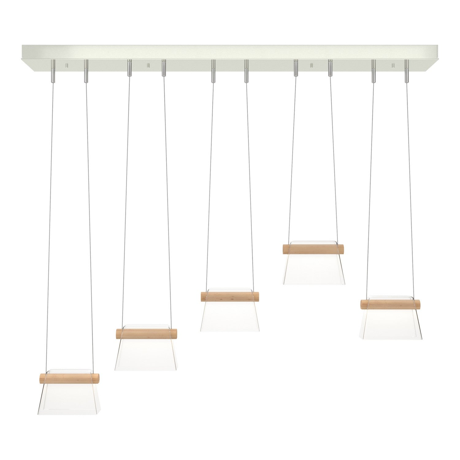 Hubbardton Forge - 136570-LED-STND-85-WD-ZM0560 - More Cowbell LED Pendant - Cowbell - Sterling