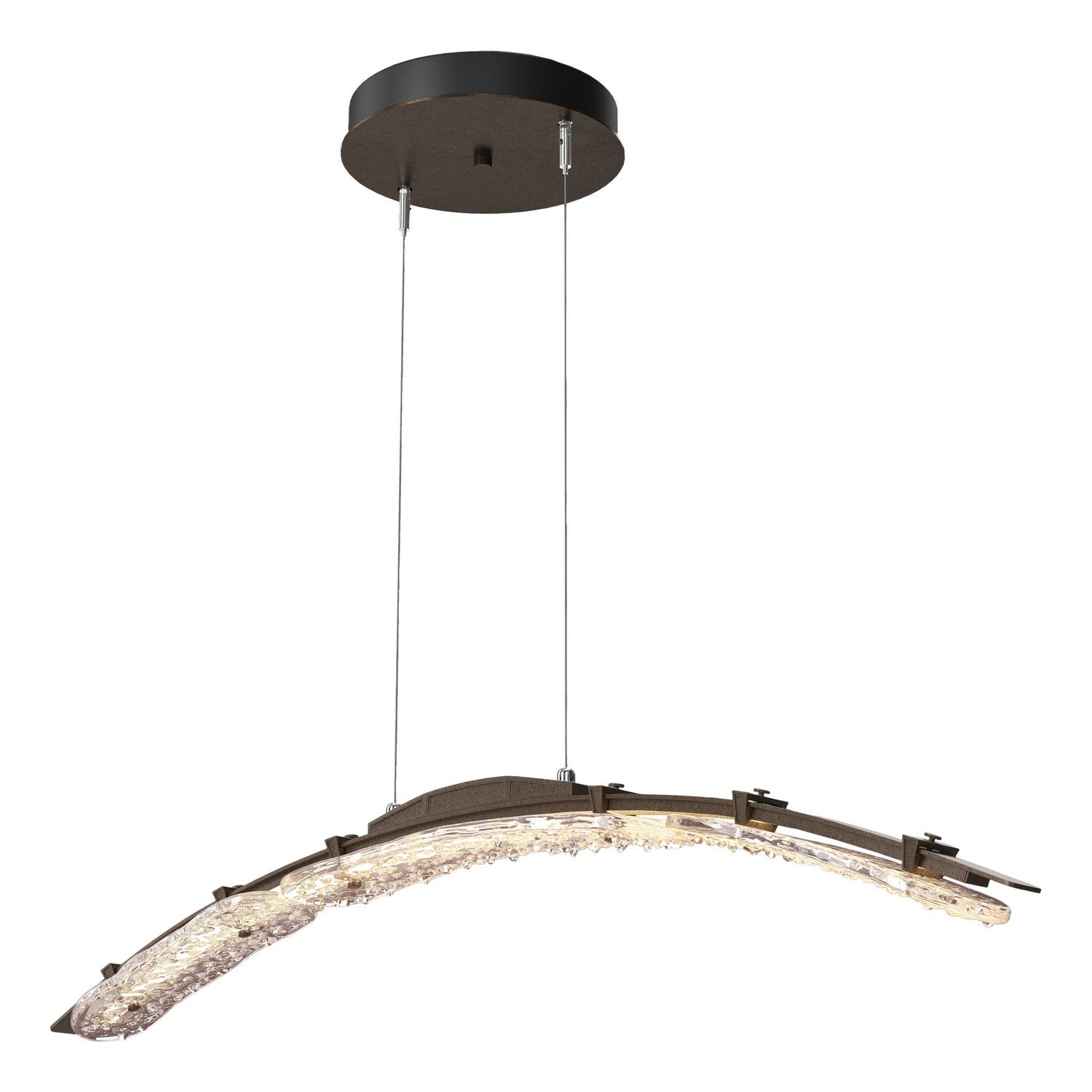 Hubbardton Forge - 137586-LED-STND-05-ZM0749 - LED Pendant - Glissade - Bronze