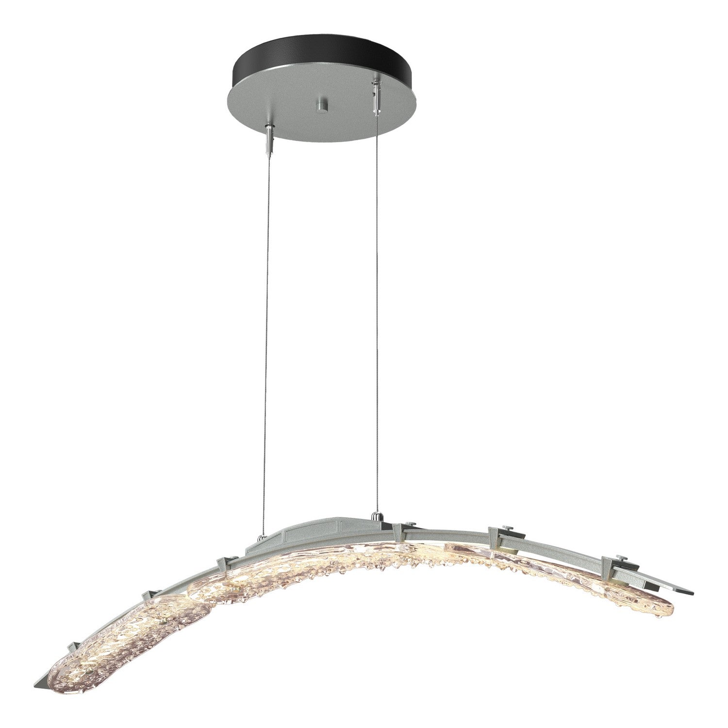 Hubbardton Forge - 137586-LED-STND-82-ZM0749 - LED Pendant - Glissade - Vintage Platinum