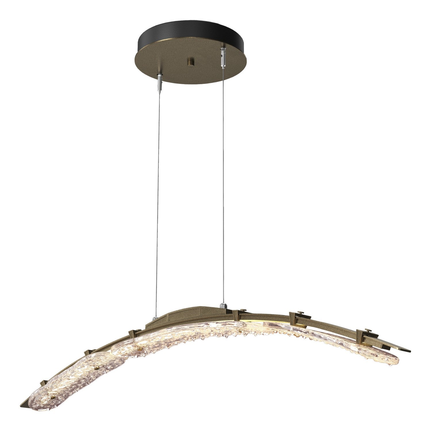 Hubbardton Forge - 137586-LED-STND-84-ZM0749 - LED Pendant - Glissade - Soft Gold