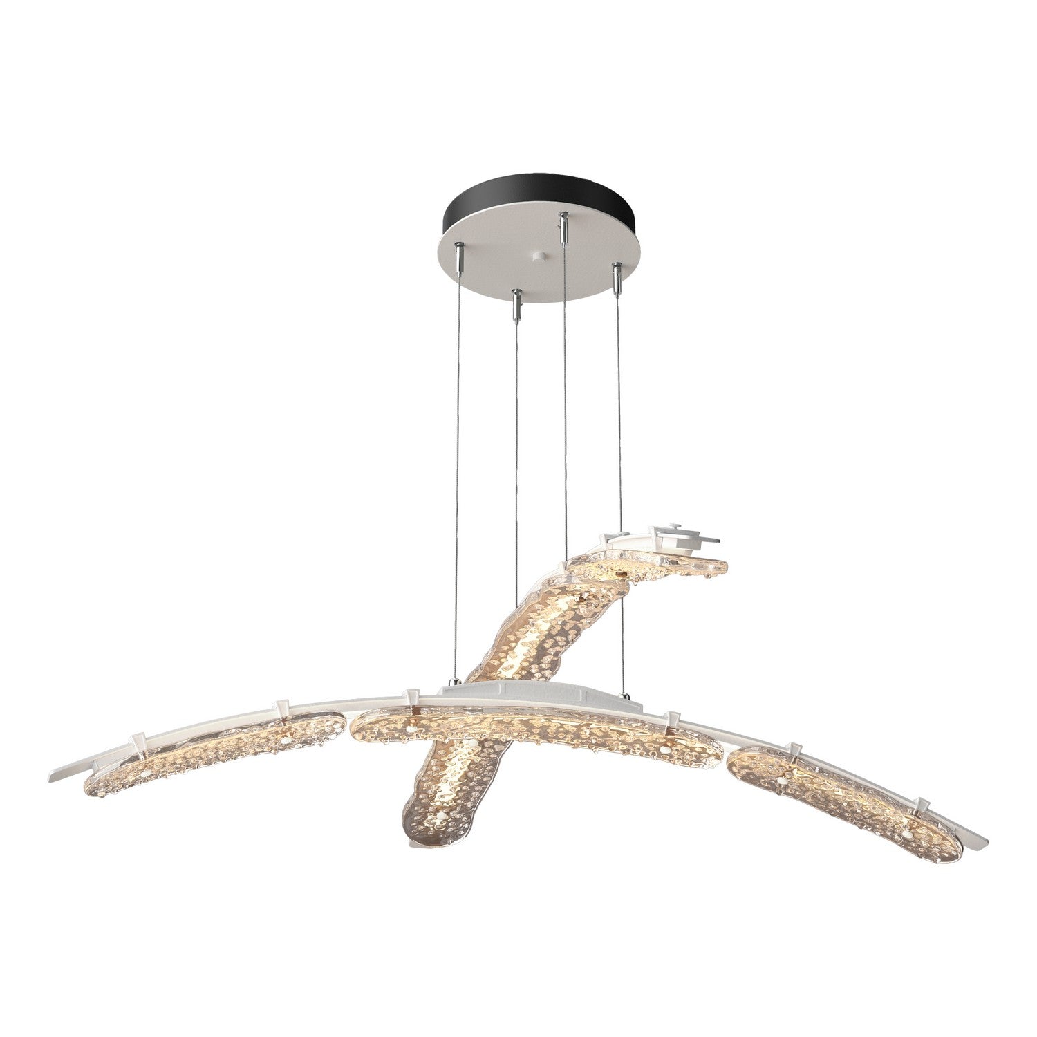 Hubbardton Forge - 137587-LED-STND-02-ZM0749 - LED Pendant - Glissade - White