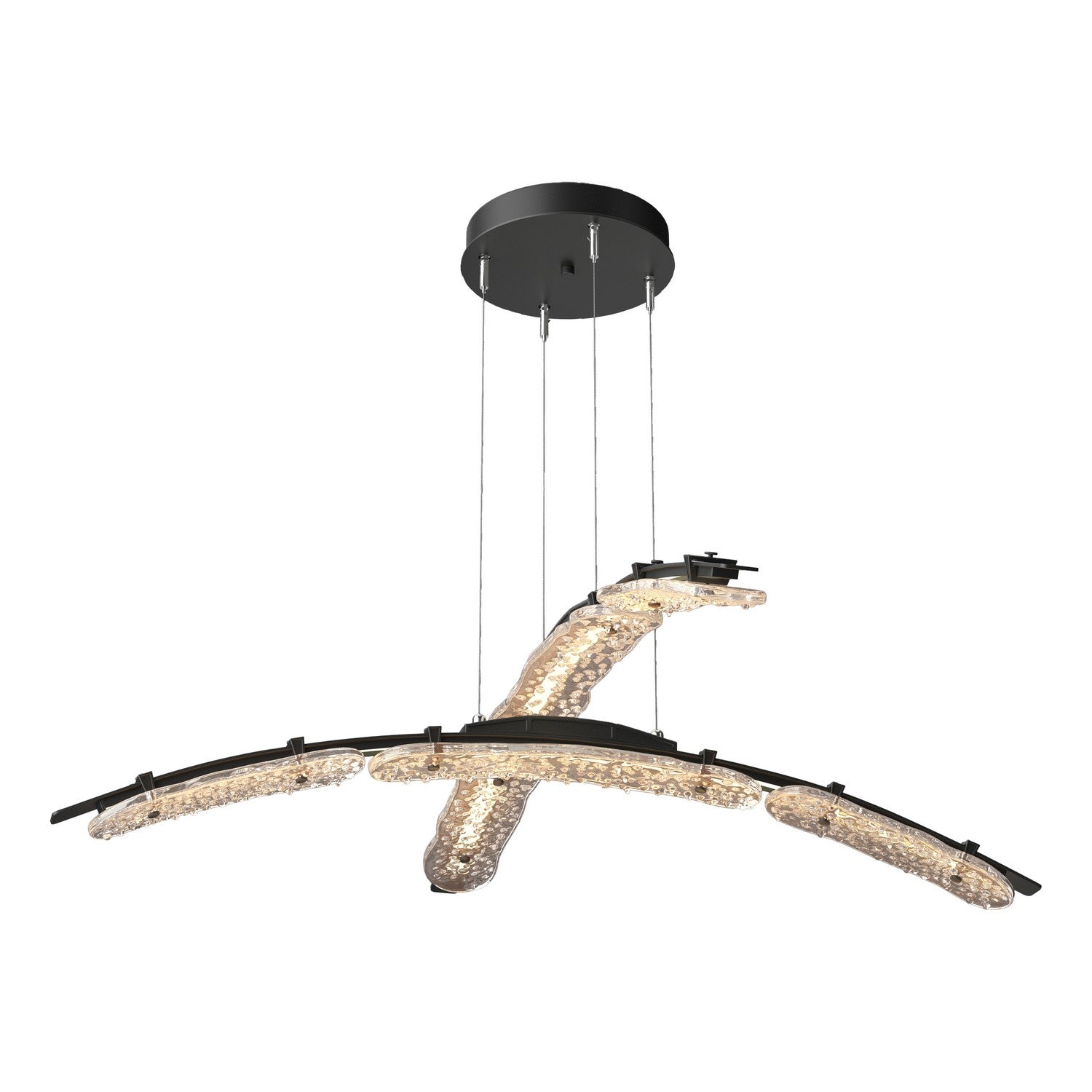 Hubbardton Forge - 137587-LED-STND-10-ZM0749 - LED Pendant - Glissade - Black