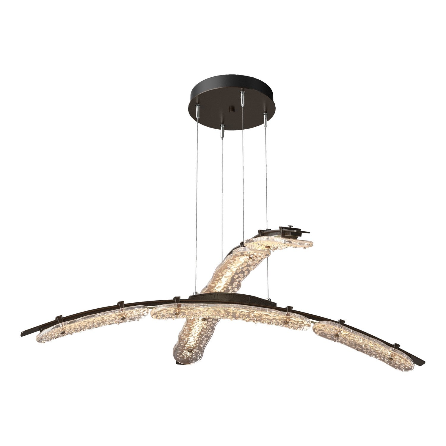 Hubbardton Forge - 137587-LED-STND-14-ZM0749 - LED Pendant - Glissade - Oil Rubbed Bronze