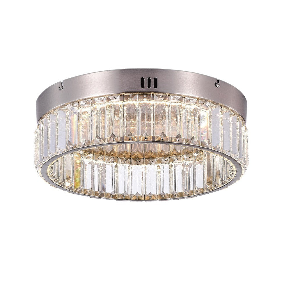 Artcraft - AC6724SN - LED Flush Mount - Stella Collection - Satin Nickel