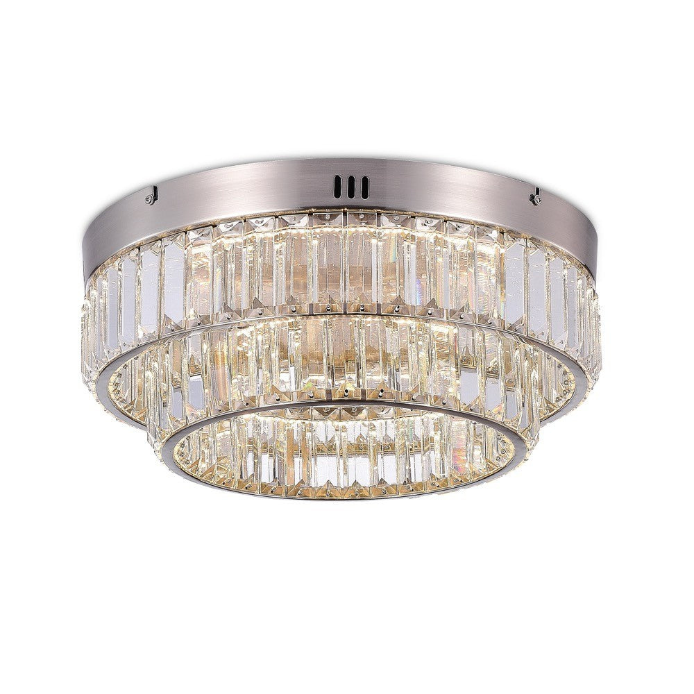 Artcraft - AC6725SN - LED Flush Mount - Stella Collection - Satin Nickel