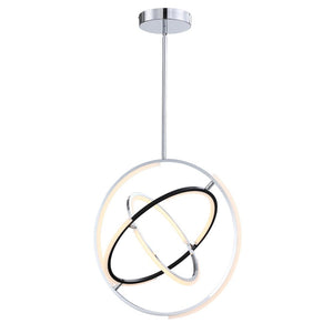 Artcraft - AC6741PN - LED Pendant - Trilogy - Polished Nickel