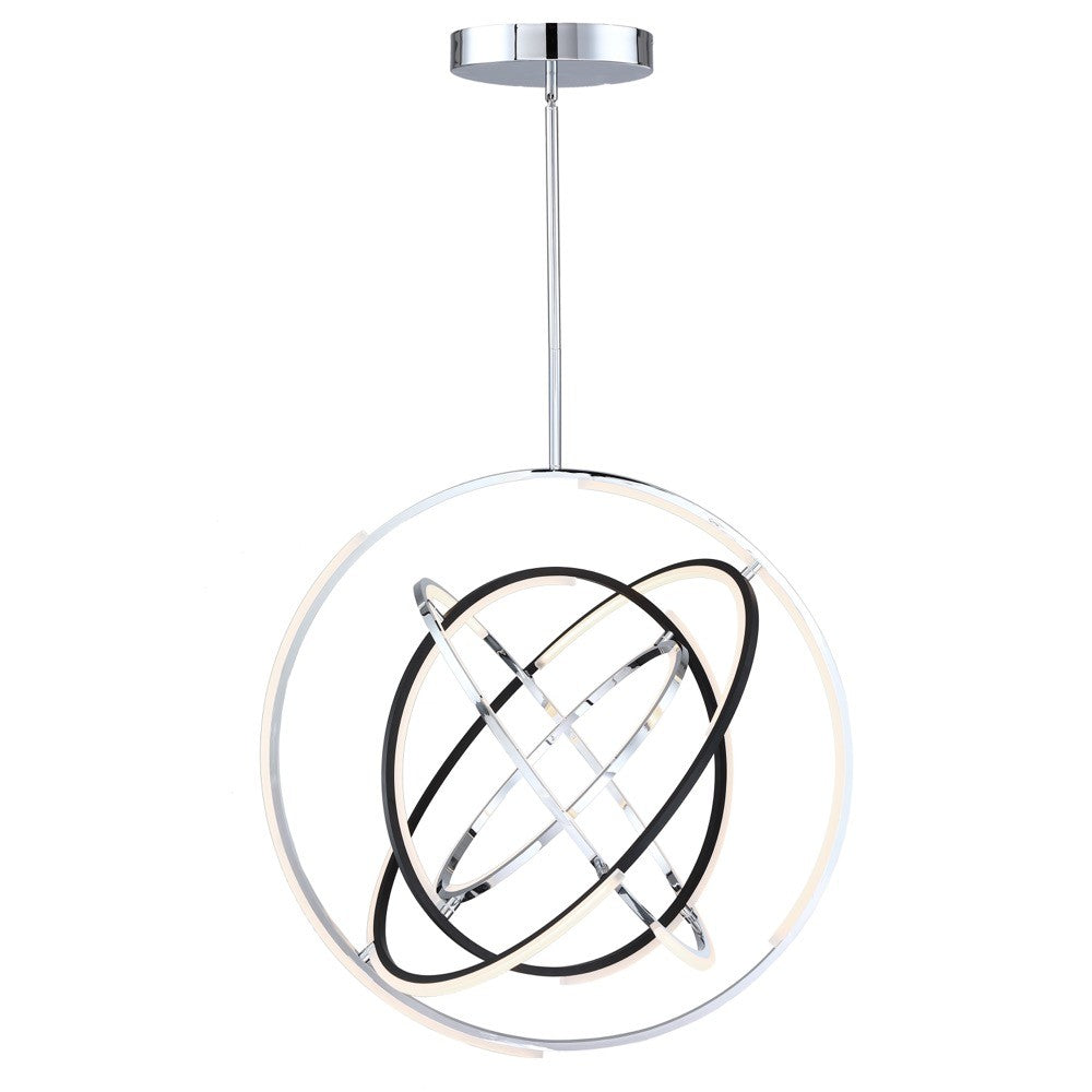 Artcraft - AC6746PN - LED Pendant - Trilogy - Polished Nickel