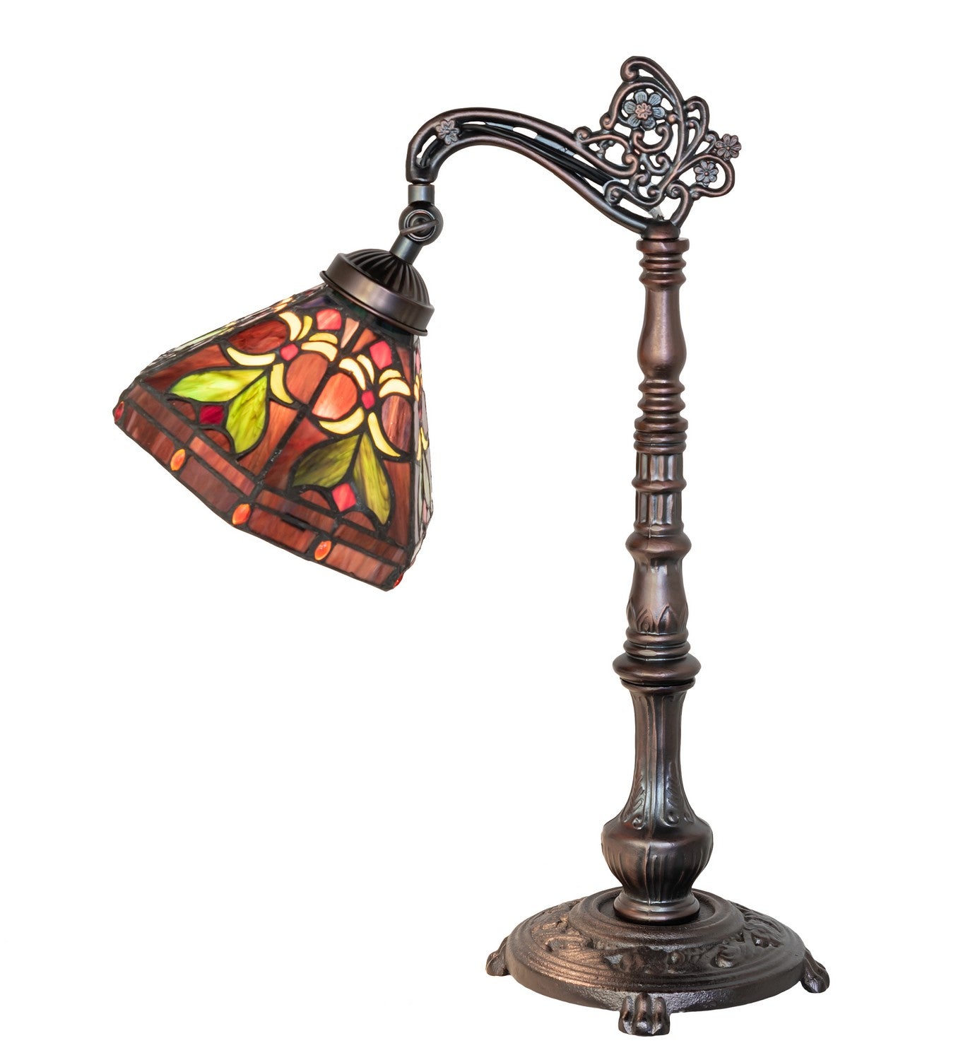 Meyda Tiffany - 244794 - One Light Table Lamp - Middleton - Mahogany Bronze