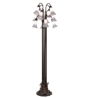 Meyda Tiffany - 251696 - 12 Light Floor Lamp - Gray - Mahogany Bronze