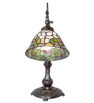 Meyda Tiffany - 36110 - One Light Desk Lamp - Tiffany Rosebush