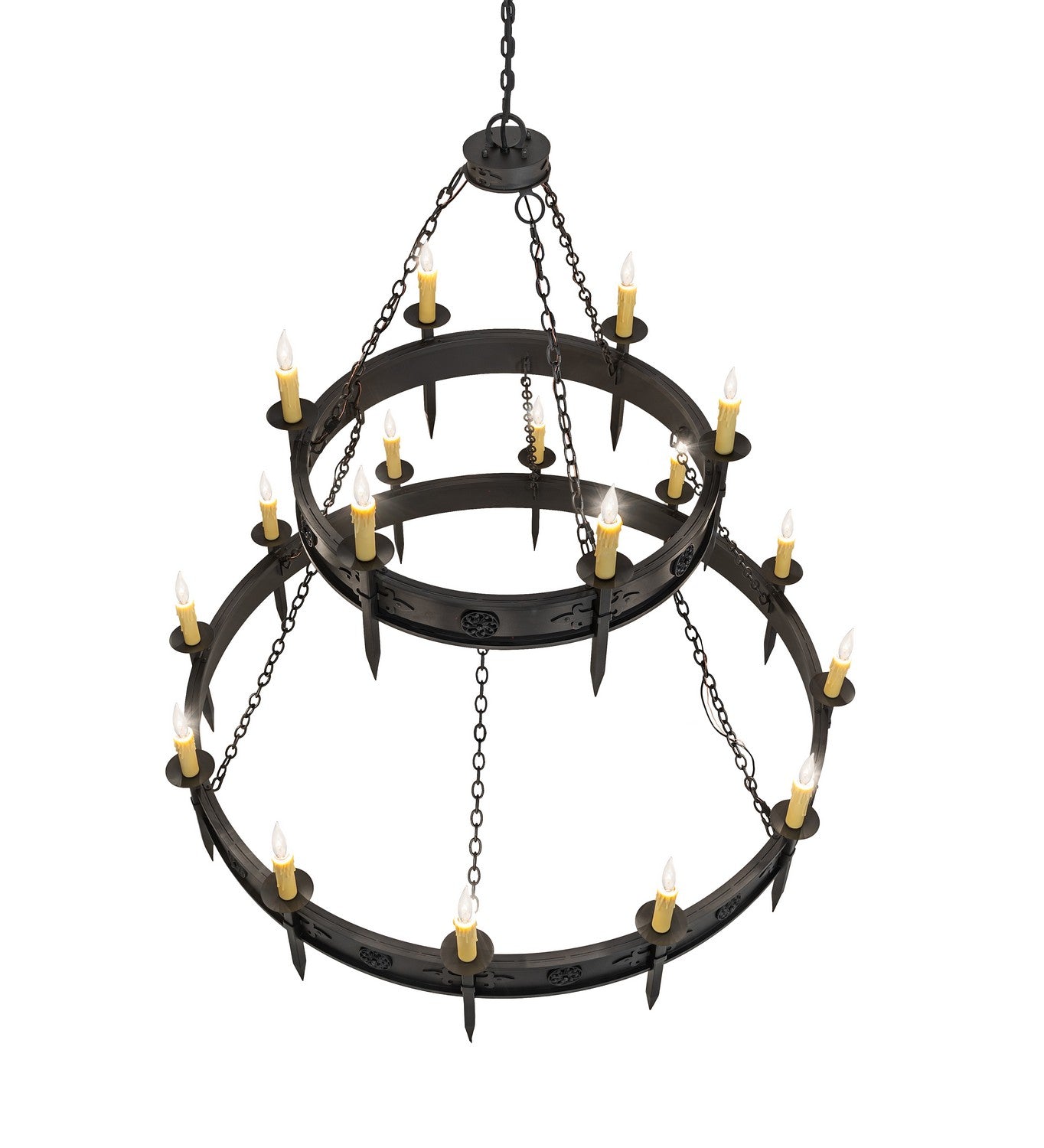 Meyda Tiffany - 254917 - 18 Light Chandelier - Calandra - Wrought Iron