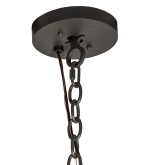 Meyda Tiffany - 256961 - Six Light Chandelier - Calandra - Wrought Irontique Brass Gloss