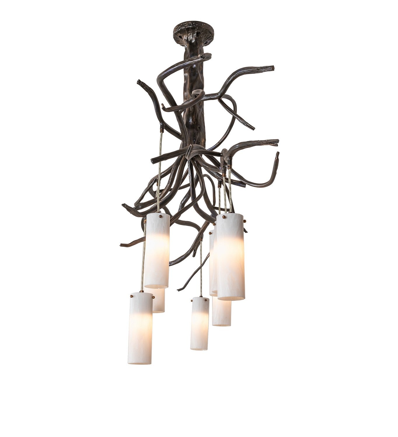 Meyda Tiffany - 260682 - LED Chandelier - Winter Solstice - Dark Burnished Antique Copper