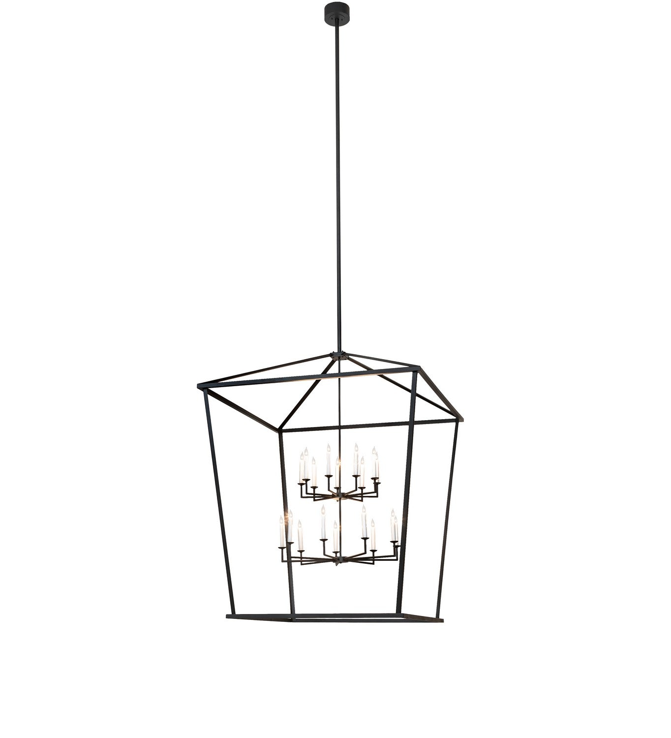 Meyda Tiffany - 261239 - 18 Light Pendant - Kitzi - Textured Black