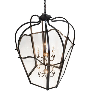 Meyda Tiffany - 265266 - 12 Light Pendant - Citadel - Textured Black