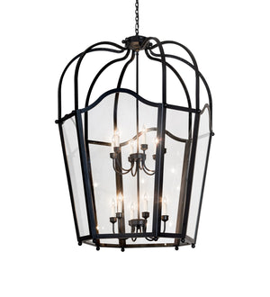 Meyda Tiffany - 265266 - 12 Light Pendant - Citadel - Textured Black