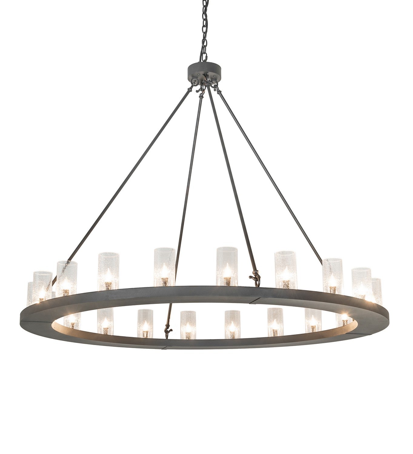 Meyda Tiffany - 266803 - 20 Light Chandelier - Loxley - Charred Iron