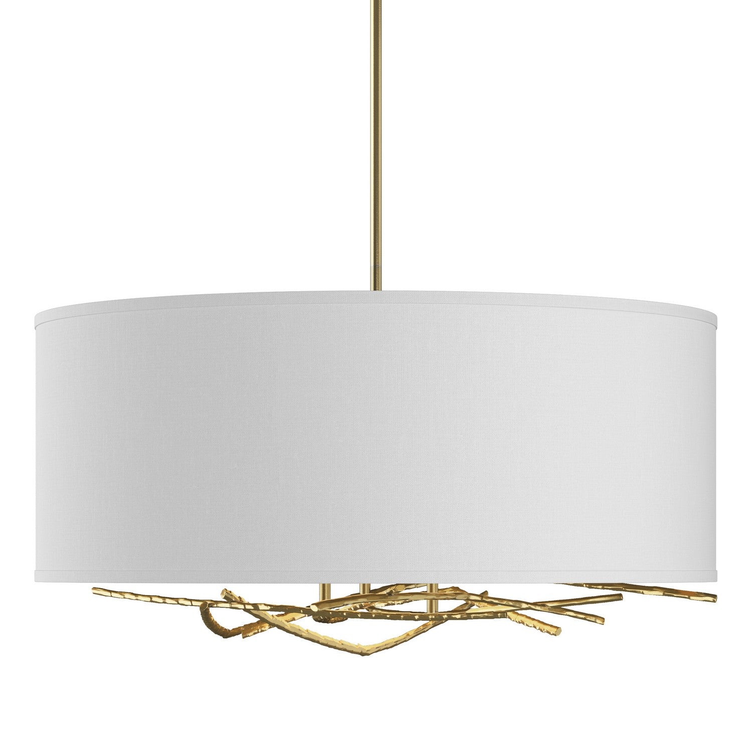 Hubbardton Forge - 137665-SKT-MULT-89-SF2201 - Brindille Drum Shade Pendant - Brindille - Ink