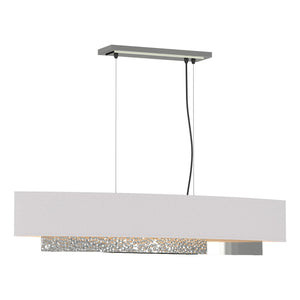 Hubbardton Forge - 137675-SKT-STND-85-SE4279 - Four Light Pendant - Oceanus - Sterling