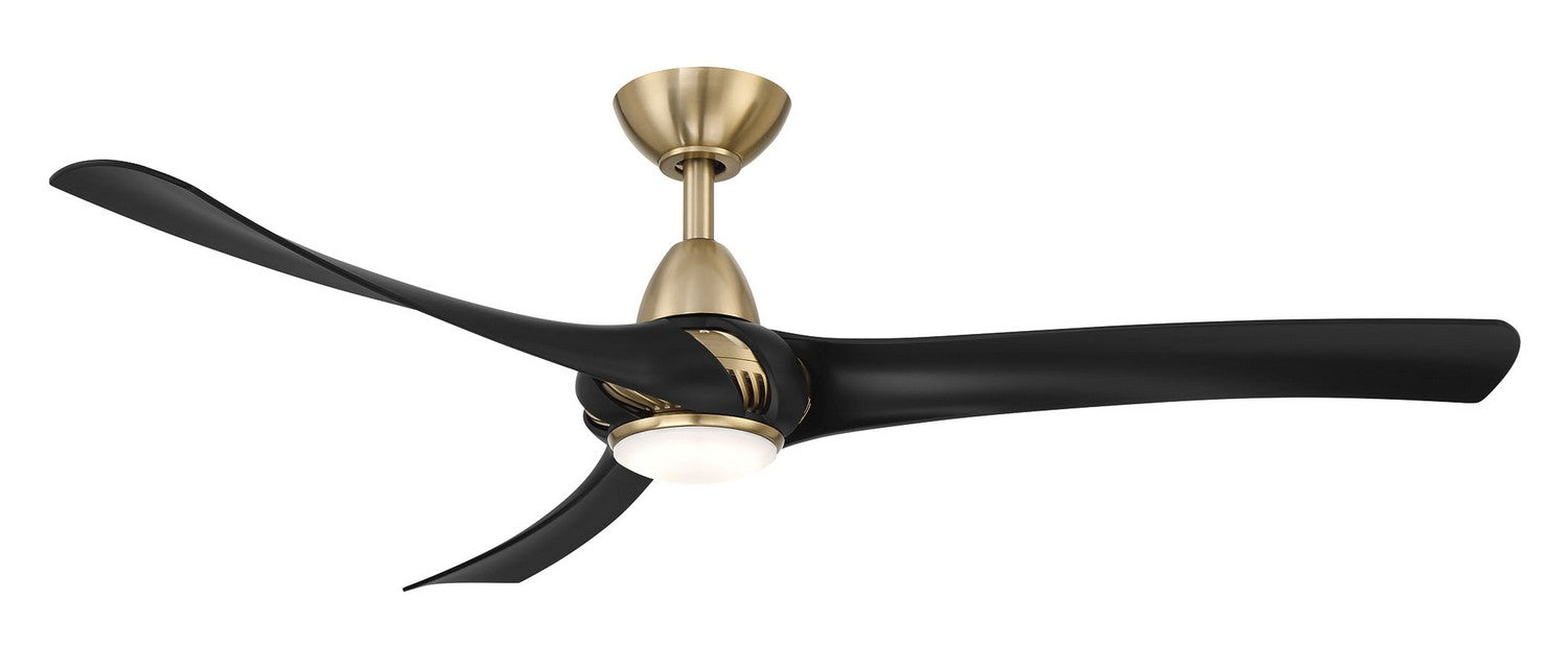 Wind River Fan Company - WR1462BB - 52"Ceiling Fan - Droid LED - Brushed Brass