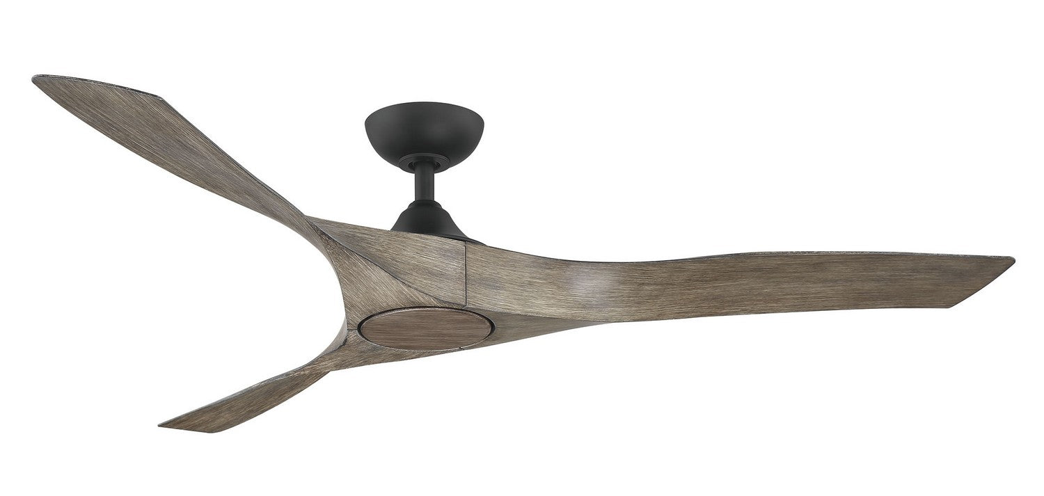 Wind River Fan Company - WR1801MBVO - 60"Ceiling Fan - Willow - Matte Black