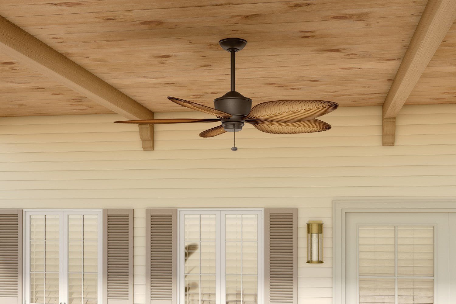 Kichler - 310095SNB - 56"Ceiling Fan - Nani - Satin Natural Bronze