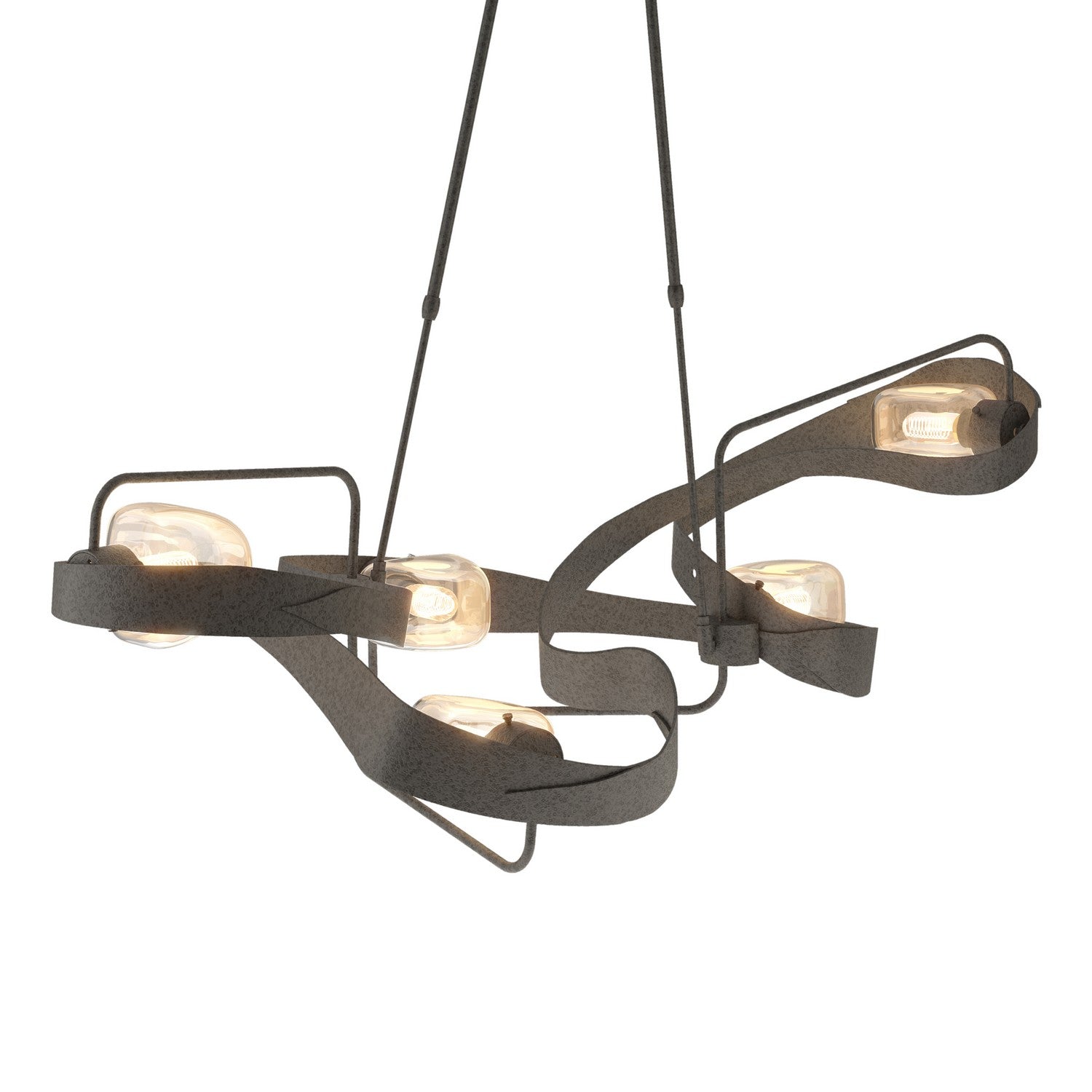 Hubbardton Forge - 137820-SKT-LONG-20-ZM0549 - Graffiti Pendant - Graffiti - Natural Iron