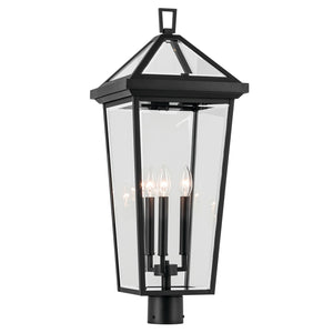 Kichler - 59129BKT - Three Light Outdoor Post Mount - Regence - Textured Black