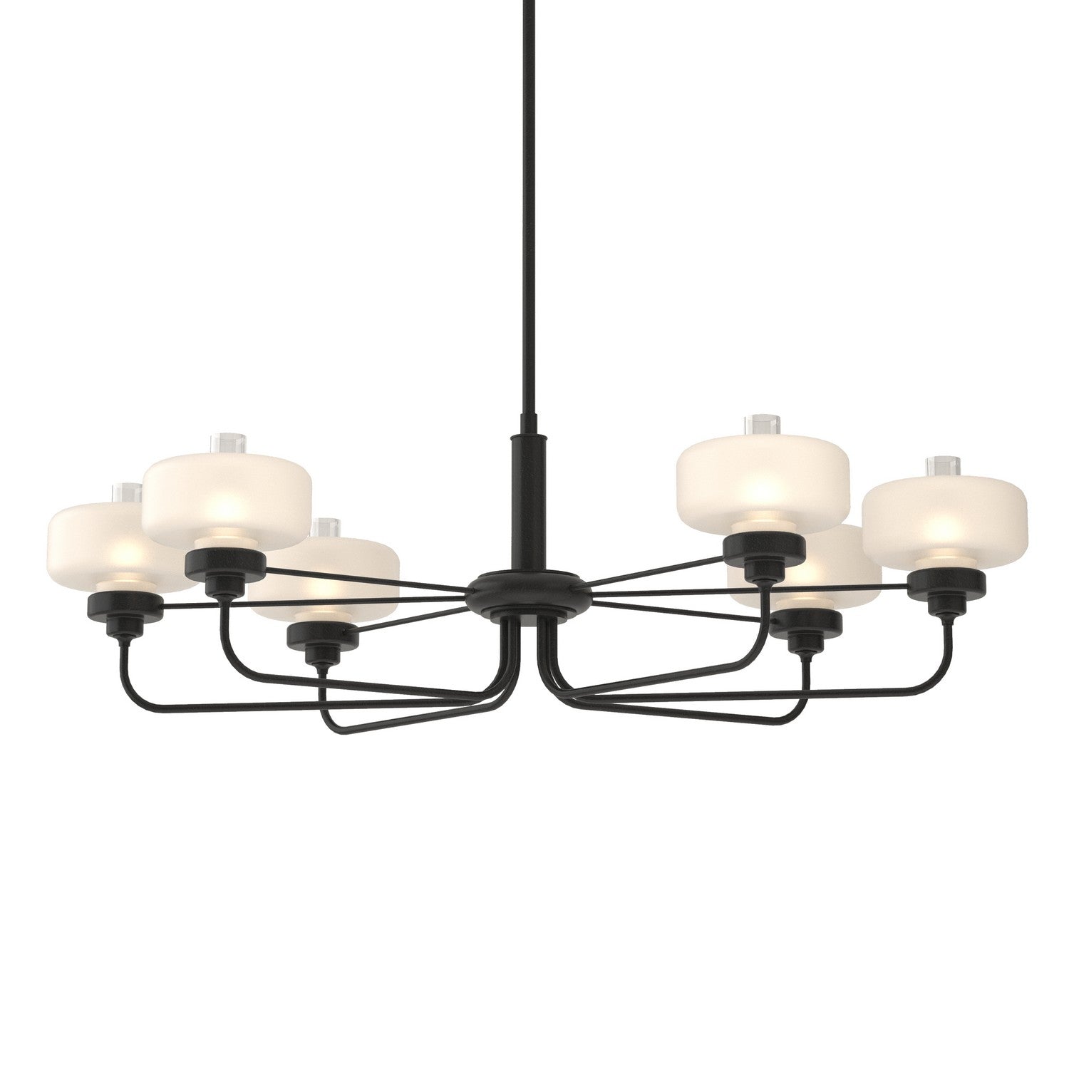 Hubbardton Forge - 137840-SKT-MULT-10-WC0593 - Nola Pendant - Nola - Black