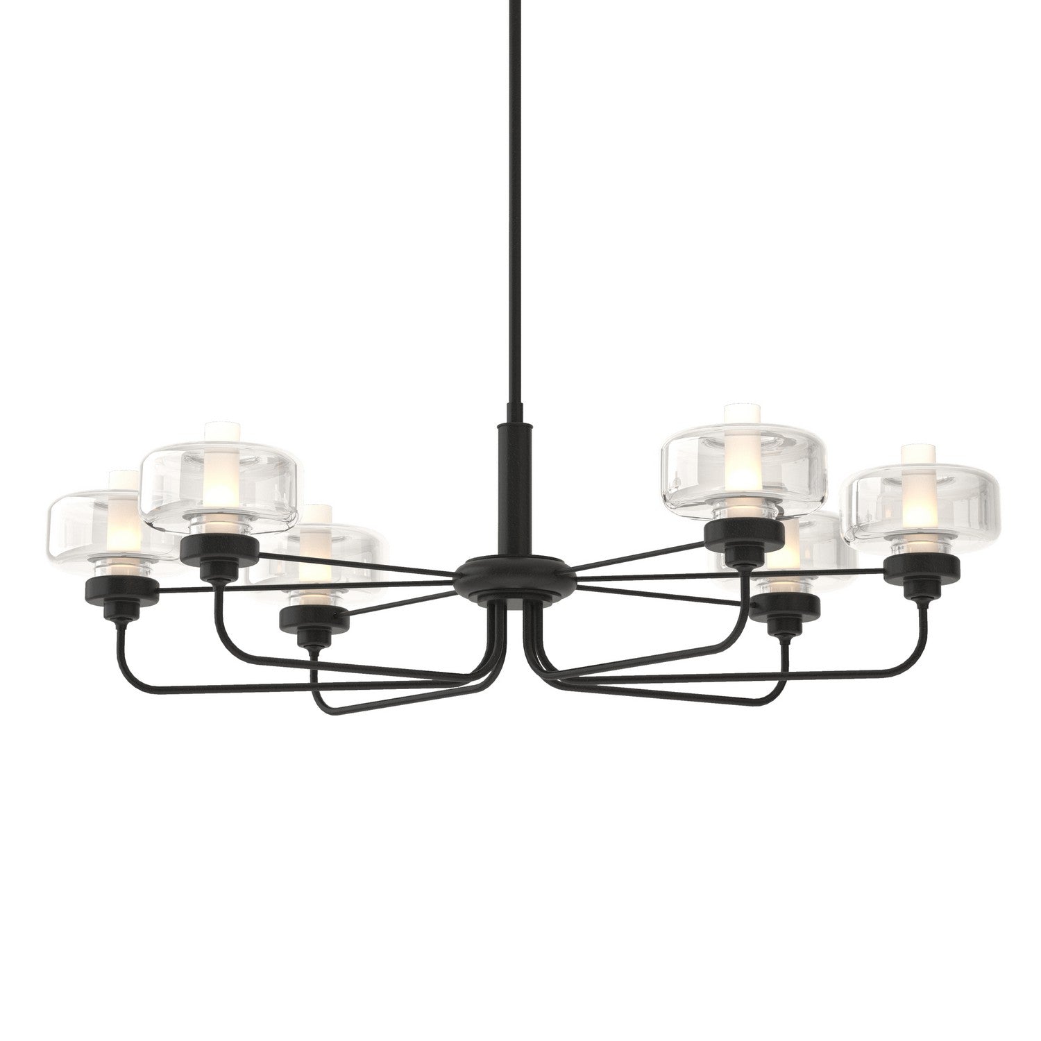 Hubbardton Forge - 137840-SKT-MULT-10-YE0592 - Nola Pendant - Nola - Black